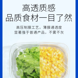 100个保鲜膜彩条保鲜膜套保鲜罩剩菜防串味家用保鲜套