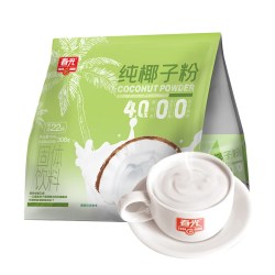 春光 食品100%纯椰子粉308g/袋海南特产无添加椰奶冲泡饮品出游