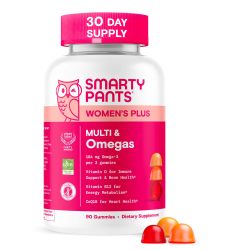 SmartyPants SMARTY PANTS 女士复合维生素软糖 Omega3鱼油 叶酸VD3辅酶Q10 90粒