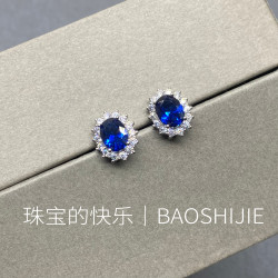 镀18K金/e503新年耳钉不挑龄
