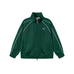 PUMA 童装新款儿童秋长袖针织便服休闲立领拉链酷感运动服外套
