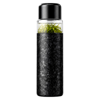 京东京造 纯钛保温杯 磁吸茶水分离 黑色 480ml