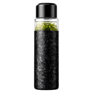 京东京造 纯钛保温杯 磁吸茶水分离 黑色 480ml