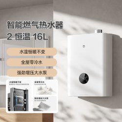 米家 新品智能燃气热水器2 节能家用天然气MJ11恒温1级能效