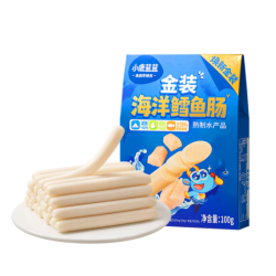 小鹿蓝蓝 金装鳕鱼肠 双DHA 100g 婴幼儿零食