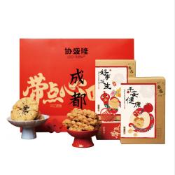 协盛隆 2026新8大件协盛隆中秋节送长辈礼盒成都特产糕点多口味1000g