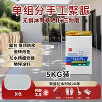 凯立特单组份聚脲涂料 天冬聚脲5kg 灰色-单组分