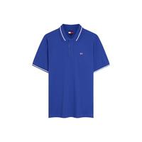 TOMMY HILFIGER 【镶边翻领】Tommy Jeans春夏男珠地网眼美式潮流短袖T恤POLO衫