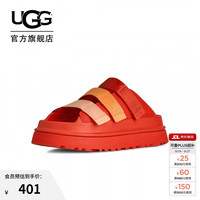 UGG 1167430RDPP 露趾拖鞋 辣椒红 37