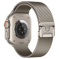 BHO 适用Apple Watch Ultra/S12/S11/S10 钛金属米兰尼斯表带