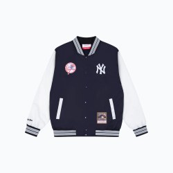 Mitchell&Ness MN官方夹克NY洋基美式潮流街头插肩棒球外套男女