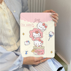妙品 可爱KT猫适用苹果iPadA16 2026平板保护套iPad12笔槽iPad10壳