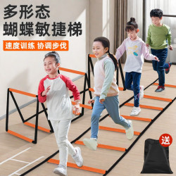 武行彬 多功能敏捷梯折叠梯儿童体能运动健身跳格梯绳梯训练蝴蝶梯