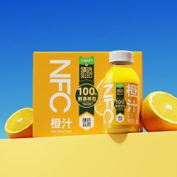 天猫超市 NFC橙汁 1L*4瓶 果汁饮料