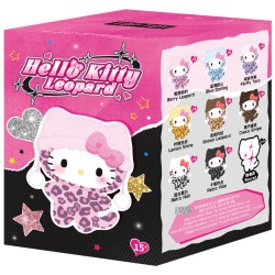 TOPTOY HelloKitty豹纹系列毛绒挂饰盲盒三丽鸥包包挂件潮玩礼物 单盒