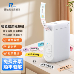 普贴 便携式无墨标签英语单词打印机  U20+透明款210张
