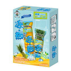 旺旺 冻痴 凤梨*2+杨枝甘露*2 85ml*4 雪糕冰淇淋 棒棒冰果味饮料