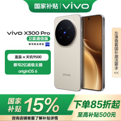 vivo X300 Pro 5G手机 16GB+512GB 旷野棕