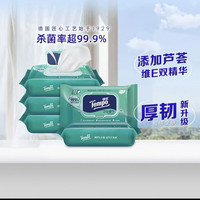 88VIP：得宝 德宝湿巾纸不含酒精加大加厚3D大珍珠莱赛尔婴儿家用80抽5包