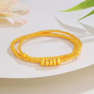 谢瑞麟 简约大气 黄金手链