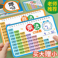 星星舟 九九乘法口诀卡 乘除法公式教具