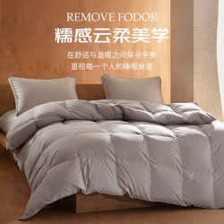 无印良品 冬被 秋冬加厚保暖被子 羽毛被 200*230cm 约6斤