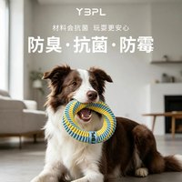 益宝 宠生YBPL狗狗玩具耐咬磨牙小狗自嗨玩具防臭抗菌宠物用品大狗幼犬解闷 海盐素圈小号