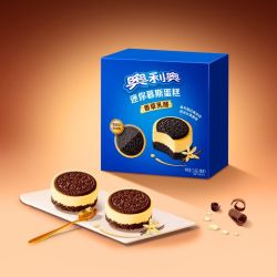 奥利奥 迷你慕斯蛋糕124g×3盒香草乳酪蛋糕冷冻慕斯蛋糕新品轻重乳酪味