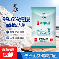 京喜 识盐记加碘精制食用盐260g 调料 碘盐 食品 2袋