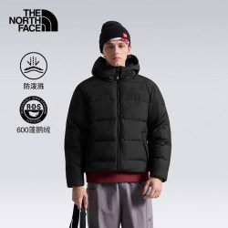 北面 26秋冬新款羽绒服户外男600蓬鹅绒防风防泼水保暖连帽外套8M66 JK3 XL