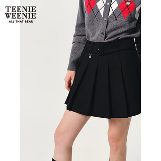 TEENIE WEENIE 绵羊毛混纺 黑色 L 半身裙