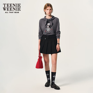 TEENIE WEENIE 绵羊毛混纺 黑色 L 半身裙