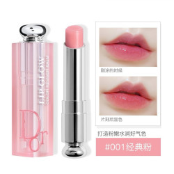 Dior 口红烈艳蓝金粉漾魅惑润唇膏 闪亮女士 唇膏3.2g 魅惑#001浅粉色-人气色