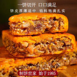 正中 ZHENGZHONG）火腿月饼中秋广式大月饼团购中秋节送礼月饼480g实惠装
