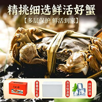 阳澄湖大闸蟹 中秋礼盒大闸蟹现货鲜活满黄螃蟹母蟹母蟹2-2.3两（6只装）