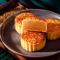 荣誠 纯白莲蓉月饼 广式传统糕点