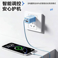 其它 PD 30W 双Type-C数据线 1.0m 折叠充电头