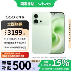 vivo S60 元气版 湿手秒开超声波指纹2.0 7200mAh超薄蓝海电池 联通特惠  初夏绿 12GB+256GB