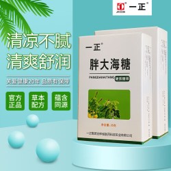 一正 旗舰店胖大海糖清凉爽口含片硬质果糖清新口气35g两盒装