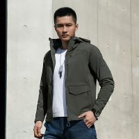 【龙牙】隐之潜狼工装连帽夹克男春秋户外休闲战术运动百搭外套