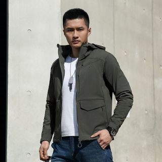 【龙牙】隐之潜狼工装连帽夹克男春秋户外休闲战术运动百搭外套