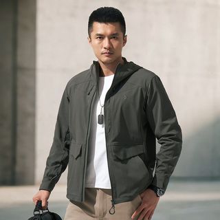 【龙牙】隐之潜狼工装连帽夹克男春秋户外休闲战术运动百搭外套