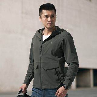【龙牙】隐之潜狼工装连帽夹克男春秋户外休闲战术运动百搭外套