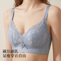 雅黛俪 内衣女小胸聚拢显大收副乳防下垂调整型文胸性感蕾丝女胸罩