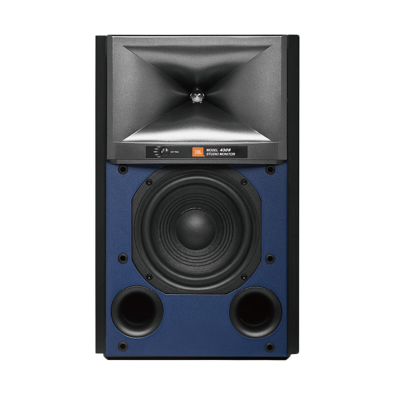 JBL 4309 HiFi无源书架音箱 胡桃木棕 一对