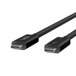 贝尔金 英特尔认证雷电4数据线Type-C兼容雷电3USB3.0充电线适用苹果15Pro/iPhone16ProMax高速传输充电