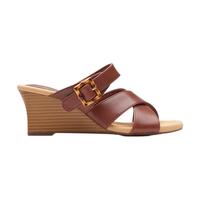 Clarks其乐 26177940 坡跟露趾防滑 9.5 女士拖鞋