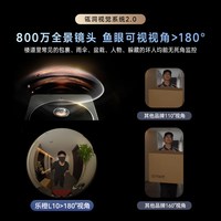 乐橙 L10-pro VR全景人脸猫眼 智能门锁