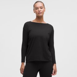 lululemon Back In Action 女士长袖 T 恤丨lululemon丨LW3KDOS