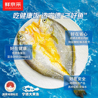 鲜京采 醇香黄鱼鲞250g*5条(净重1.25kg)三去处理免杀即烹地标源头直发